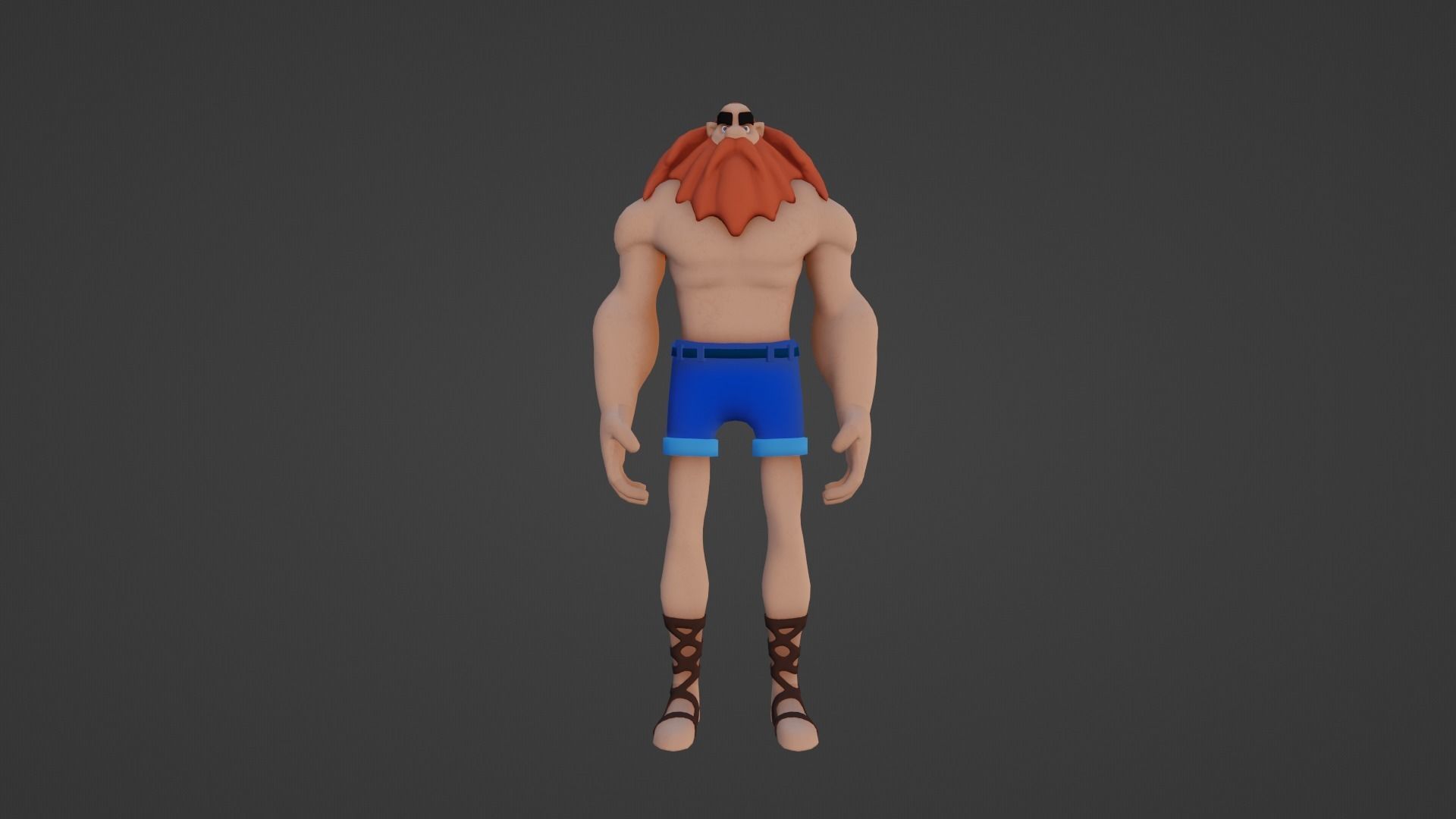 Character Low-poly 3D model_12