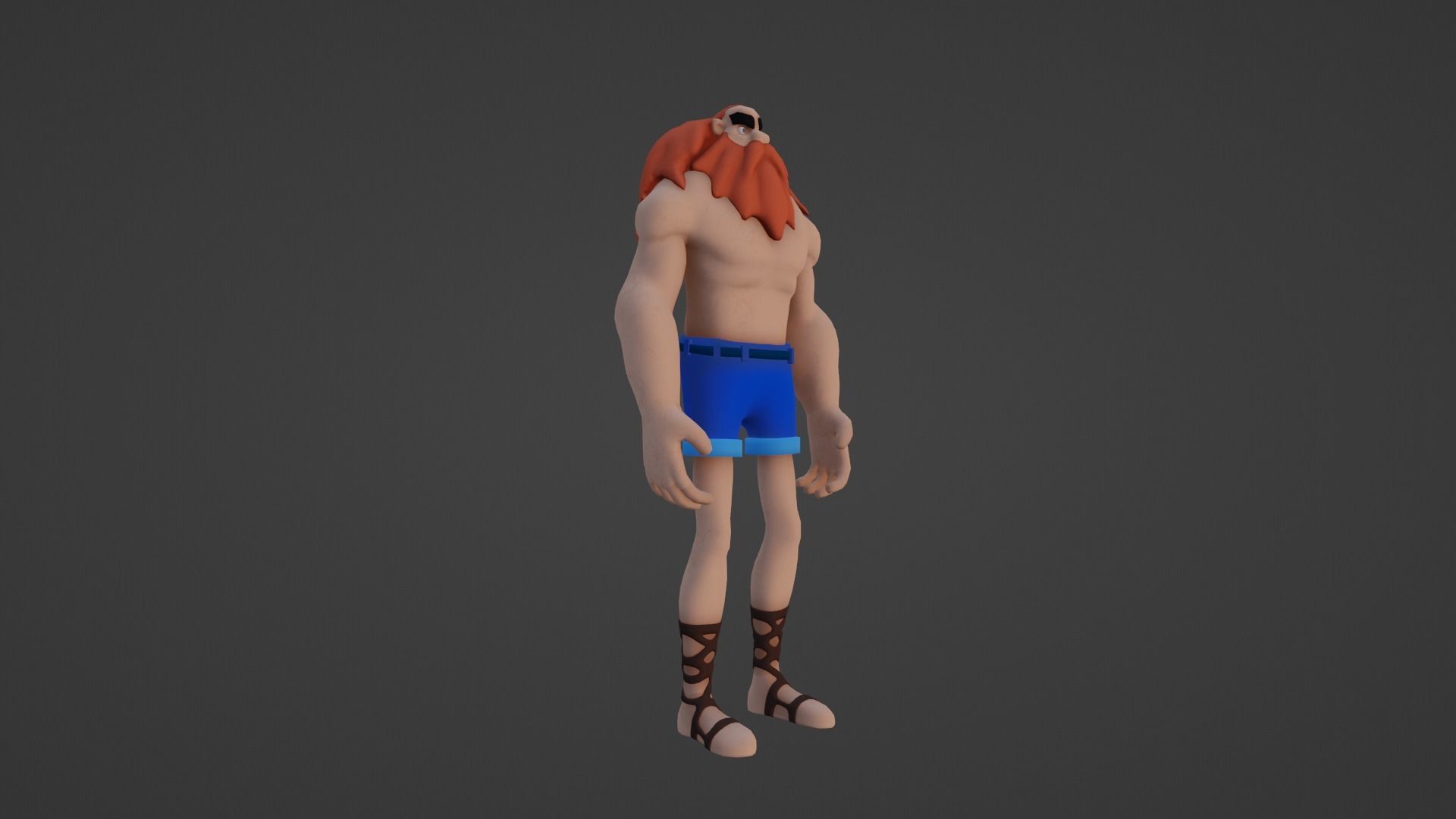 Character Low-poly 3D model_45