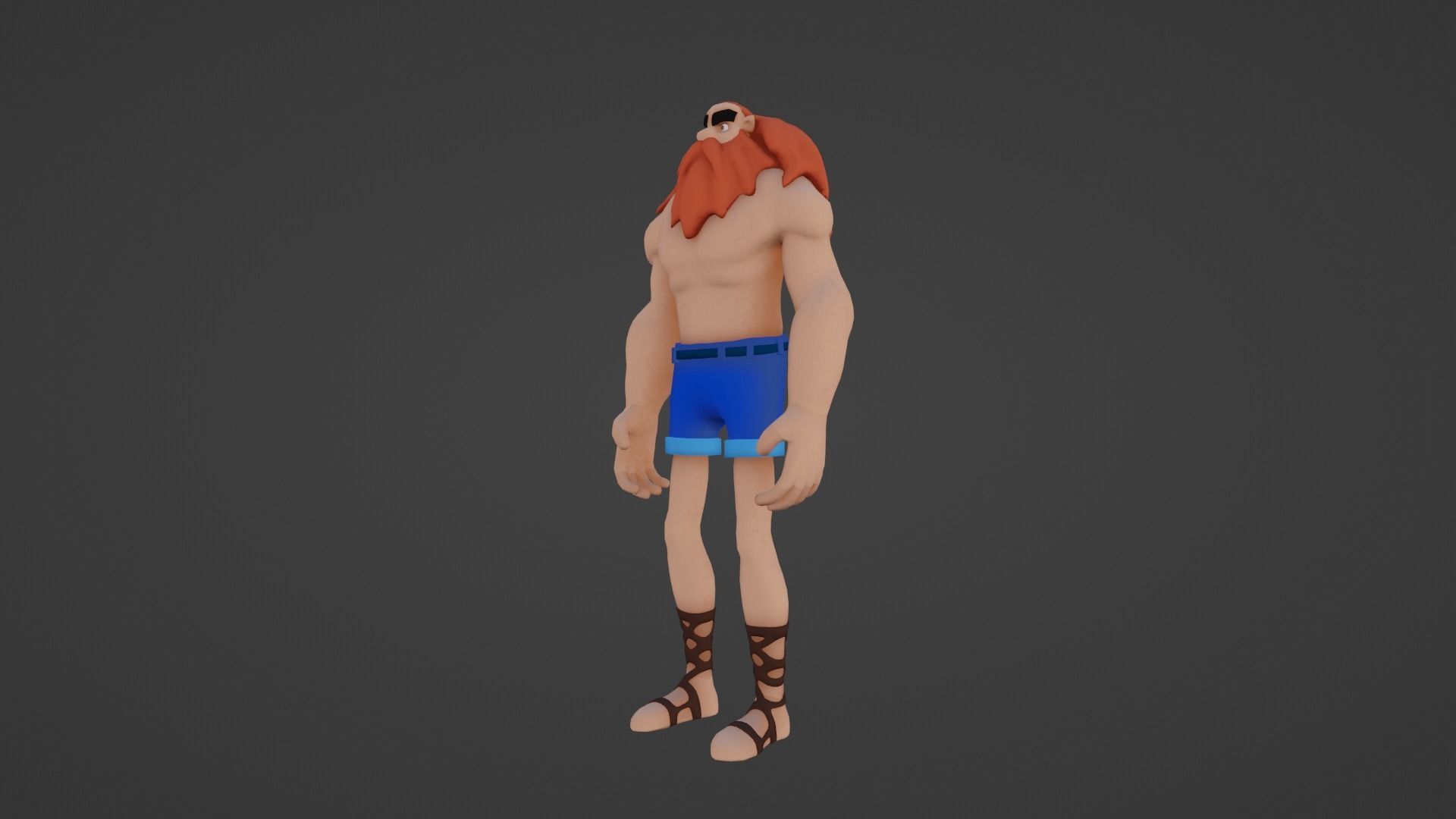 Character Low-poly 3D model_40