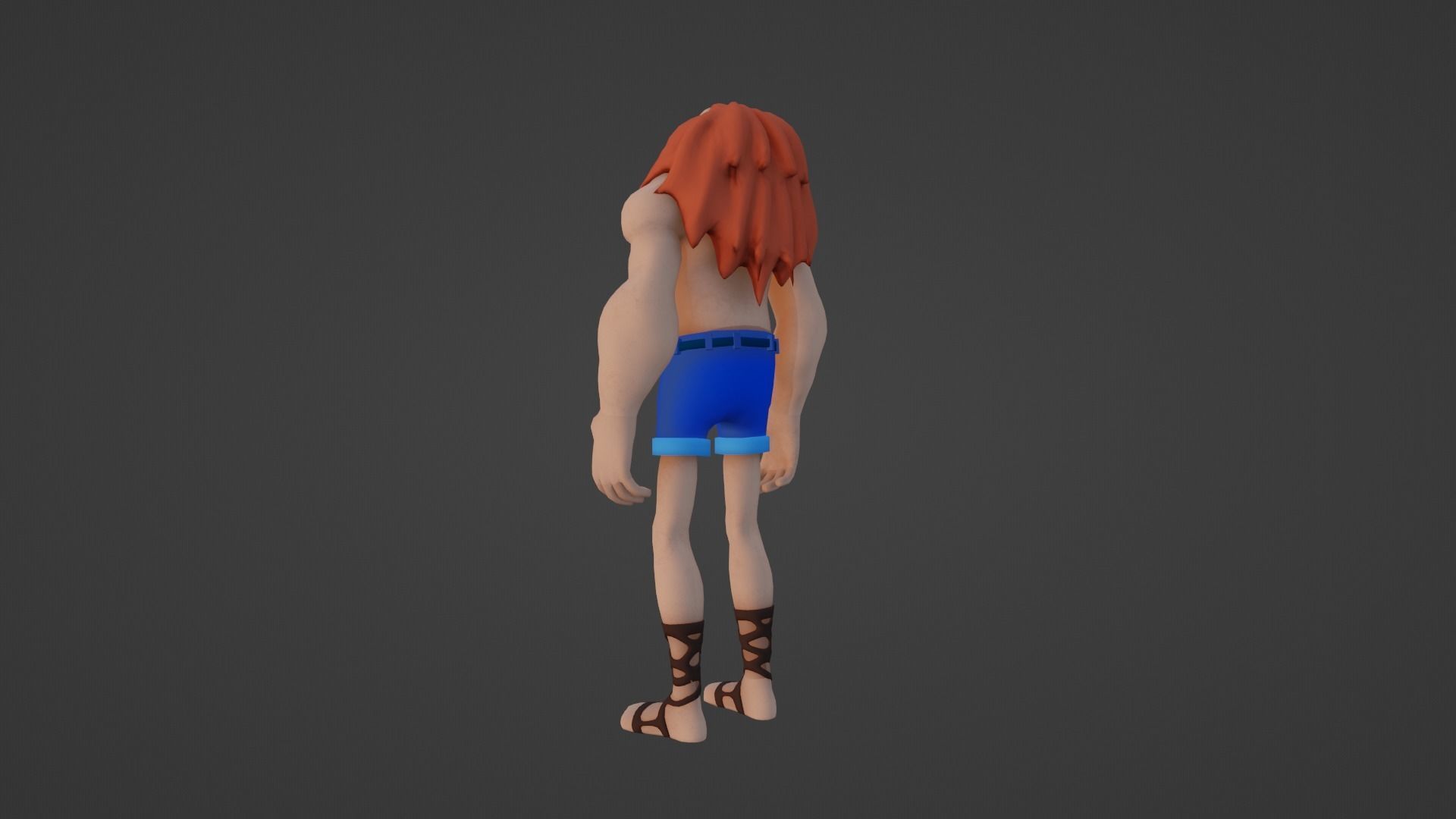 Character Low-poly 3D model_41