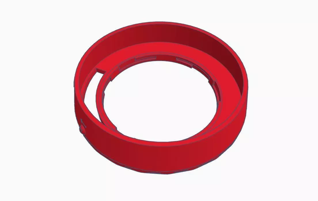 Mamiya 7 or 7II 65mm lens hood 3D print model_0