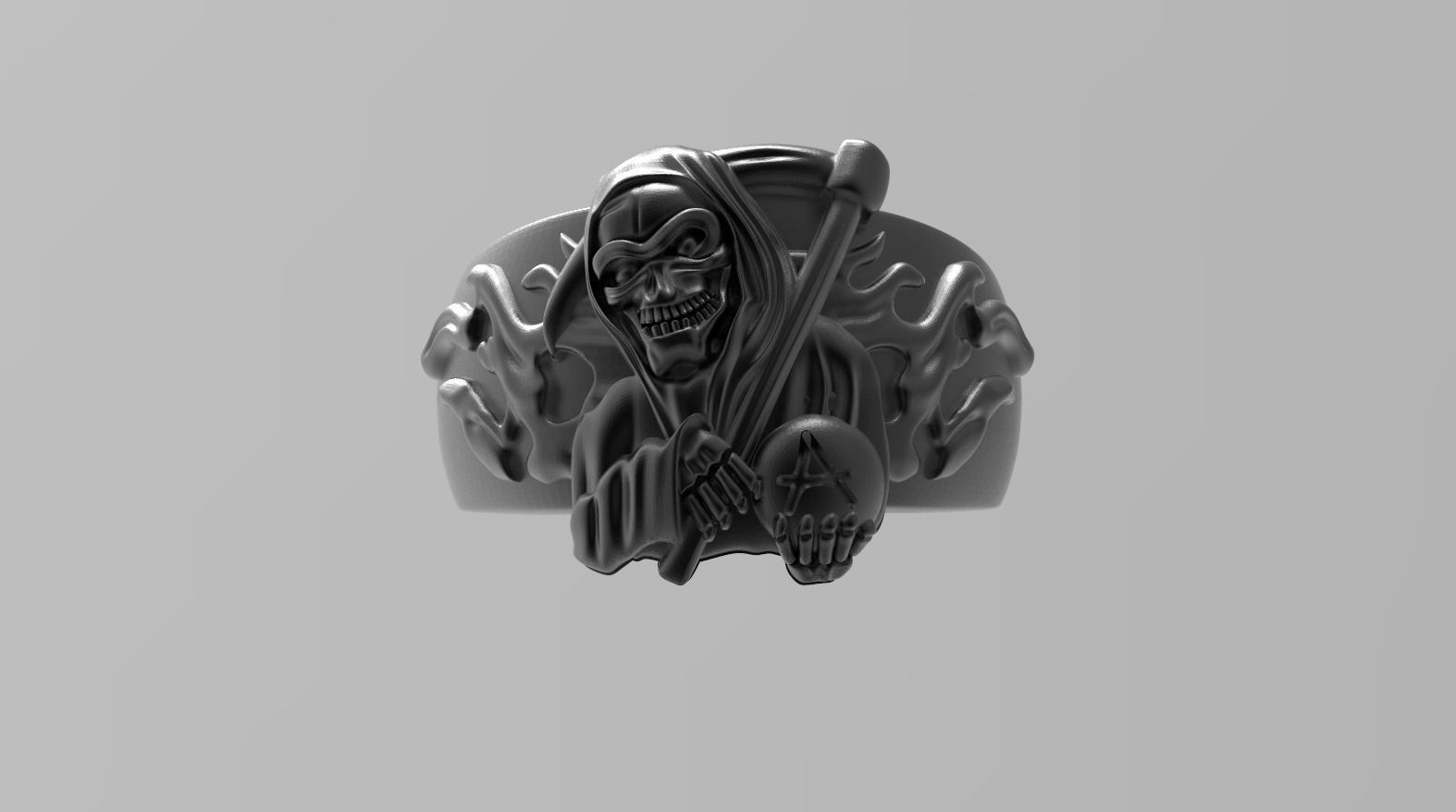 reaper ring  3D print model_32