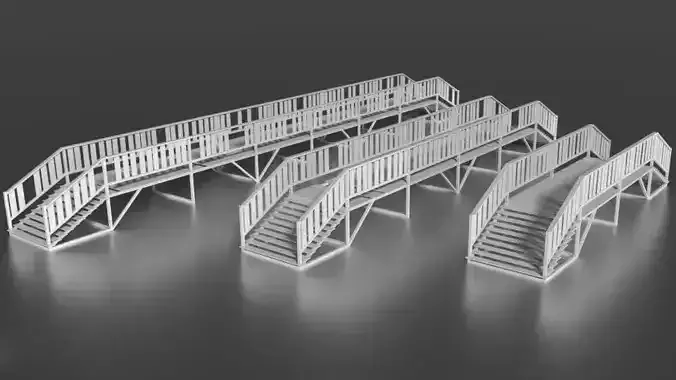 Jembatan Kayu Orang 003 FBX