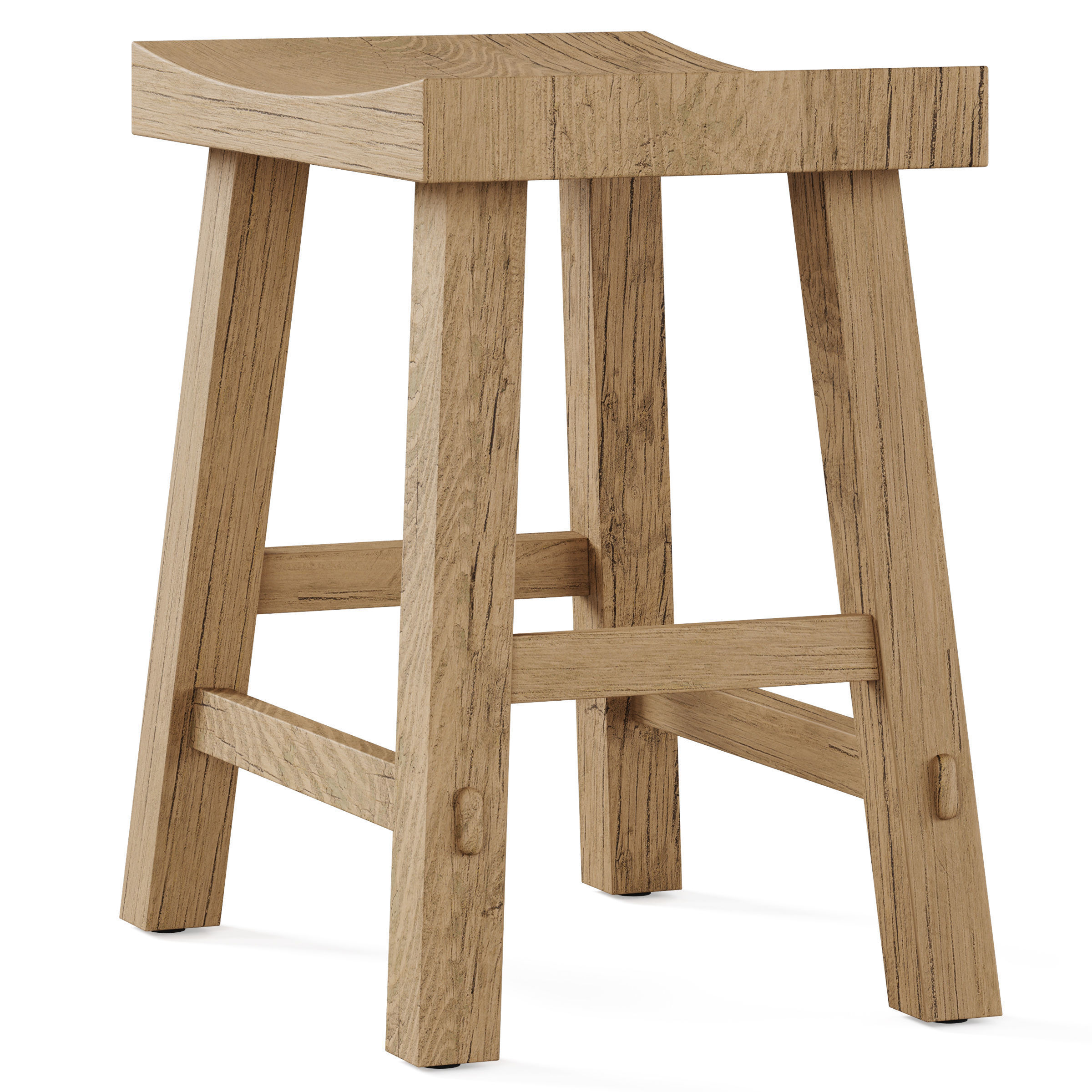 Bar stool Asayo by LA REDOUTE INTERIEURS 3D model_1