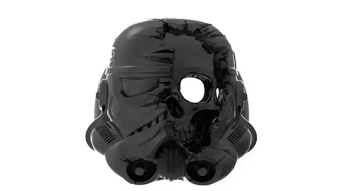 Terminator skull ring  3D print model