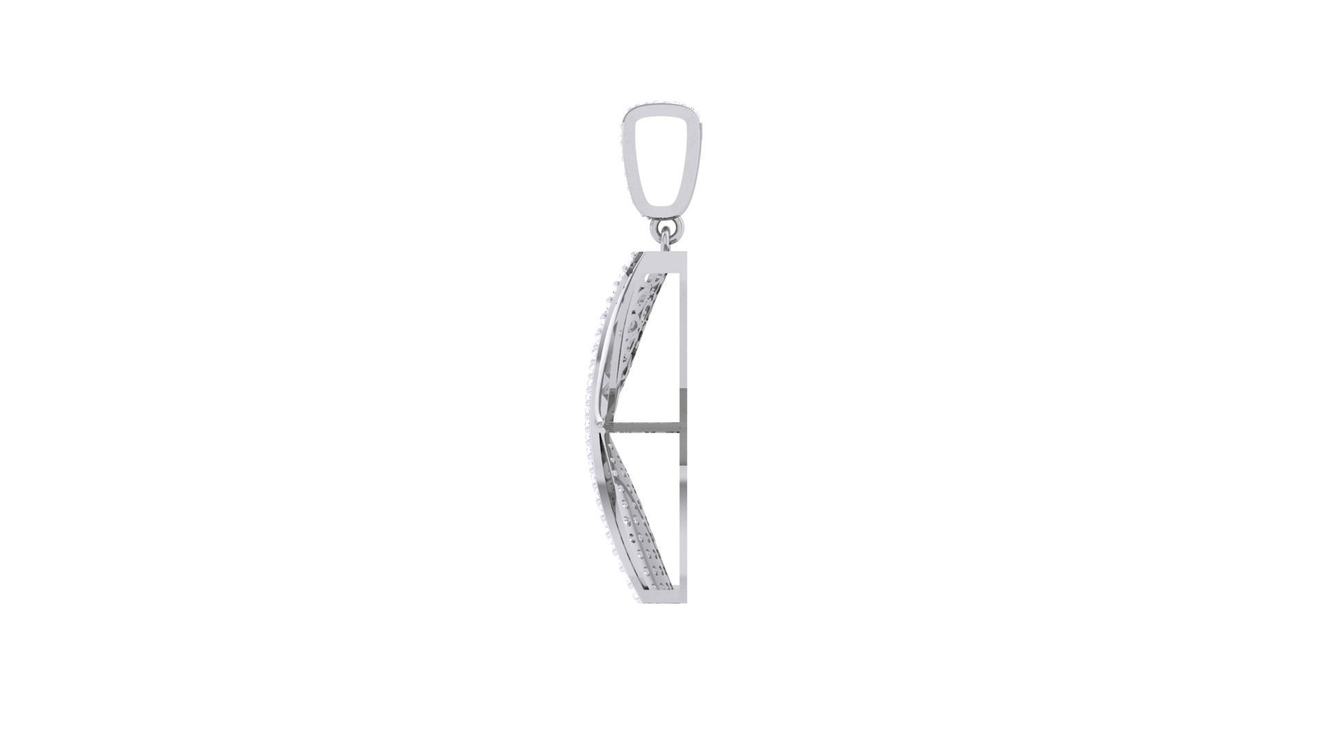 DNA Chain Cocktail Diamond Pendant 3dm stl obj gltf glb 3mf  3D print model_10