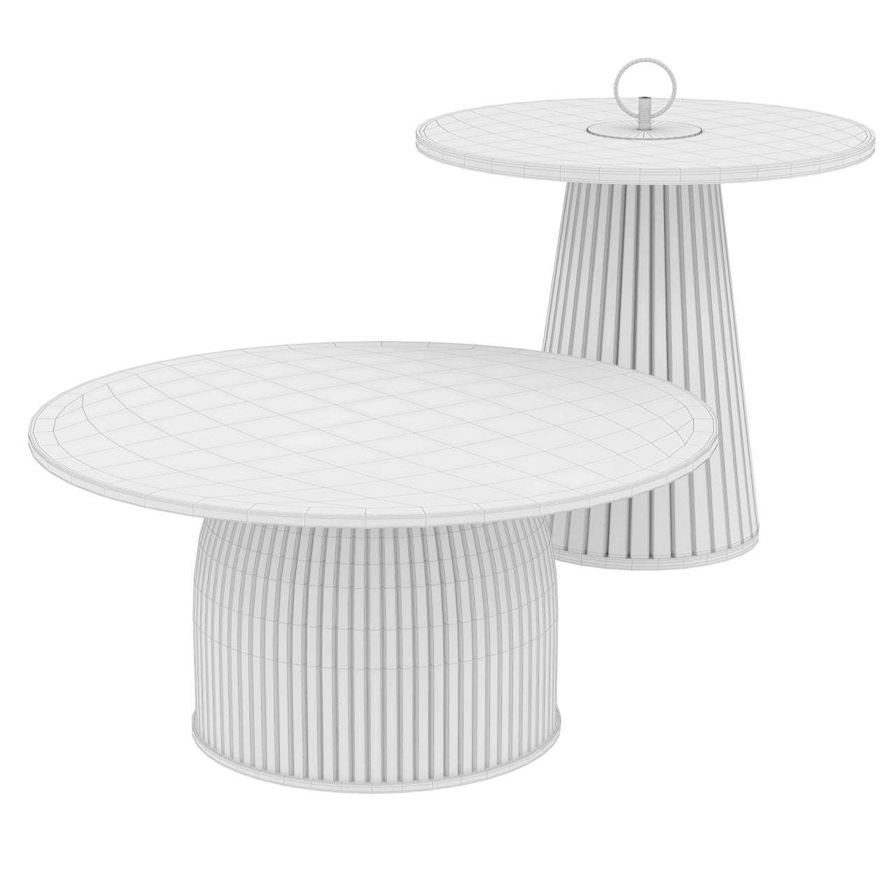 Coffee coctail table Free low-poly 3D model_3