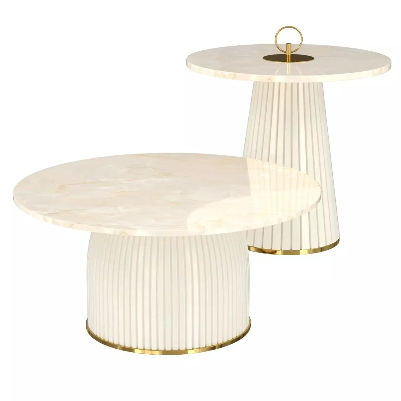 Coffee coctail table Free low-poly 3D model_0