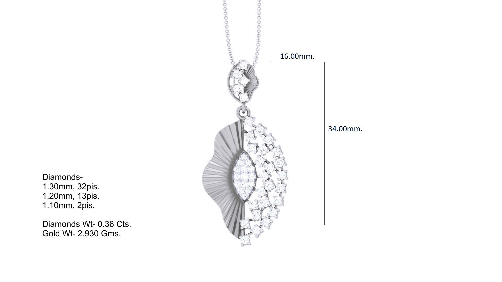 Cocktail Diamond Pendant 3dm stl obj gltf glb 3mf renders detail 3D print model_5