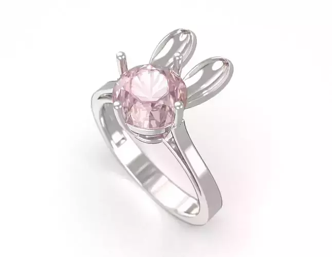 Rabbit Diamond Ring