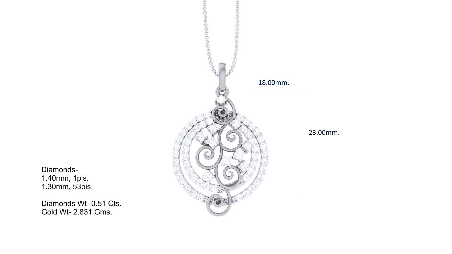 Cocktail Diamond Pendant 3dm stl obj gltf glb 3mf renders detail 3D print model_6