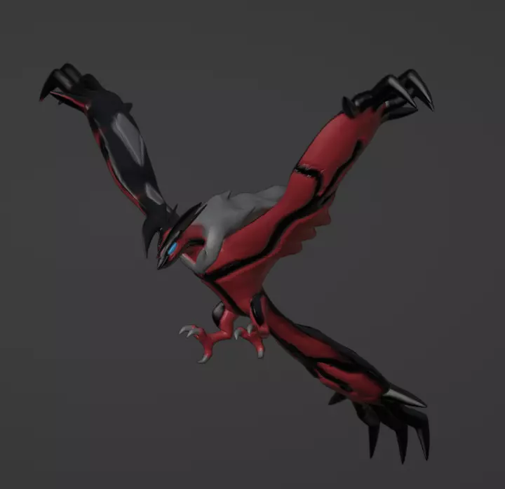 Yveltal 3D print model_0