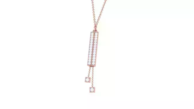 Cocktail Diamond Pendant 3dm stl obj gltf glb 3mf renders detail