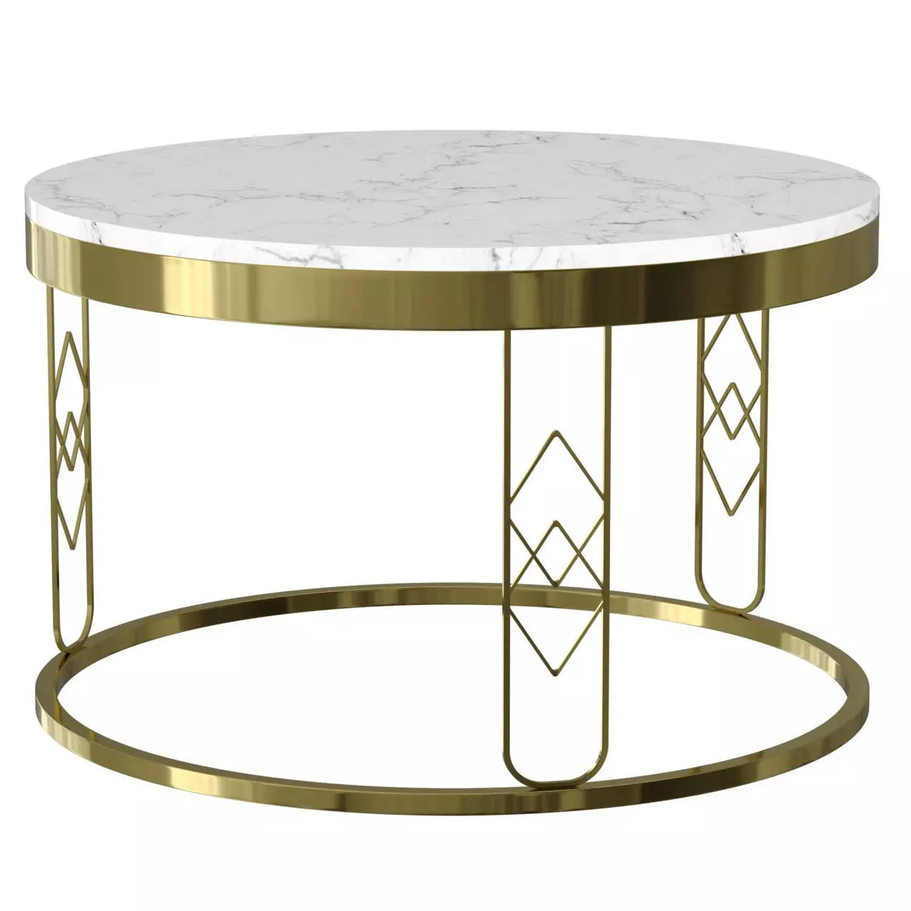Modern Round Coffee Table Free 3D model