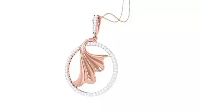 Cocktail Diamond Pendant 3dm stl obj gltf glb 3mf renders detail