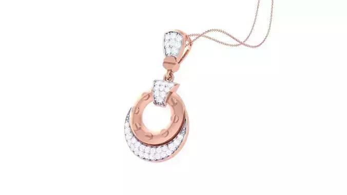 Screw Head Cocktail Diamond Pendant 3dm stl obj gltf glb 3mf