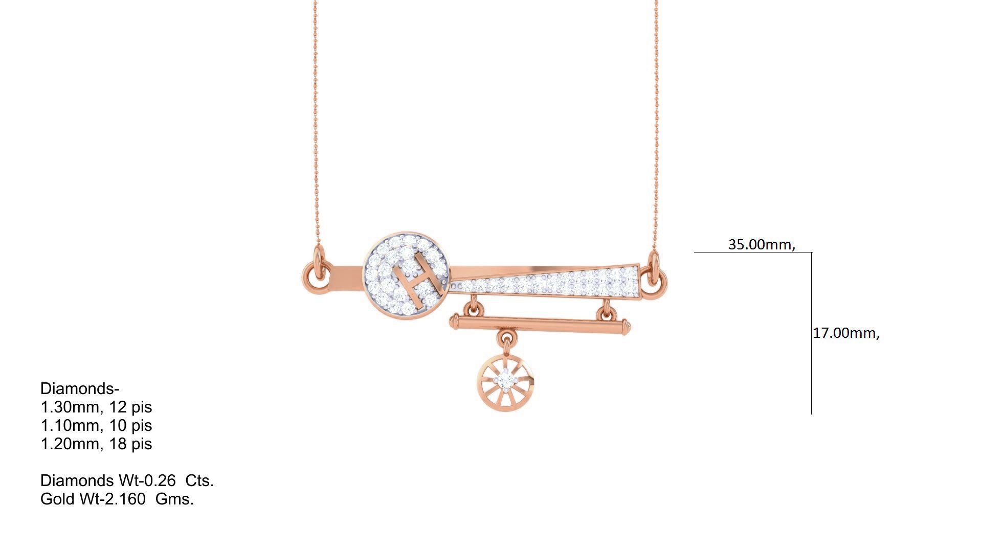 Delicate Necklace 3dm stl obj gltf glb 3mf renders detail 3D print model_5