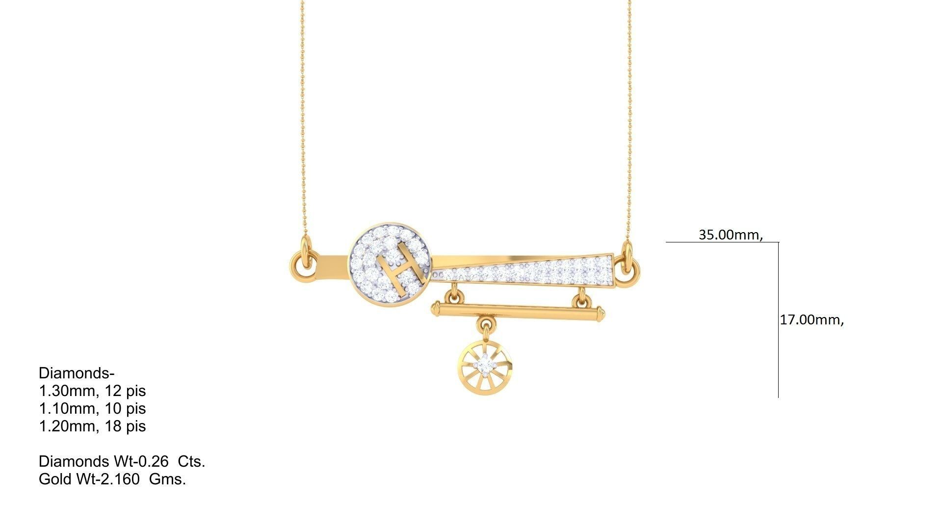 Delicate Necklace 3dm stl obj gltf glb 3mf renders detail 3D print model_4