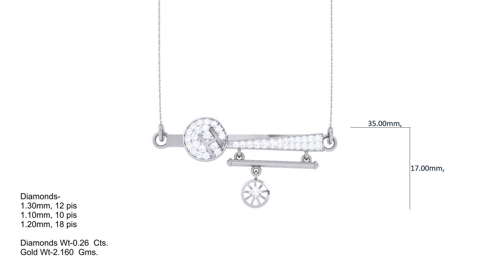 Delicate Necklace 3dm stl obj gltf glb 3mf renders detail 3D print model_6