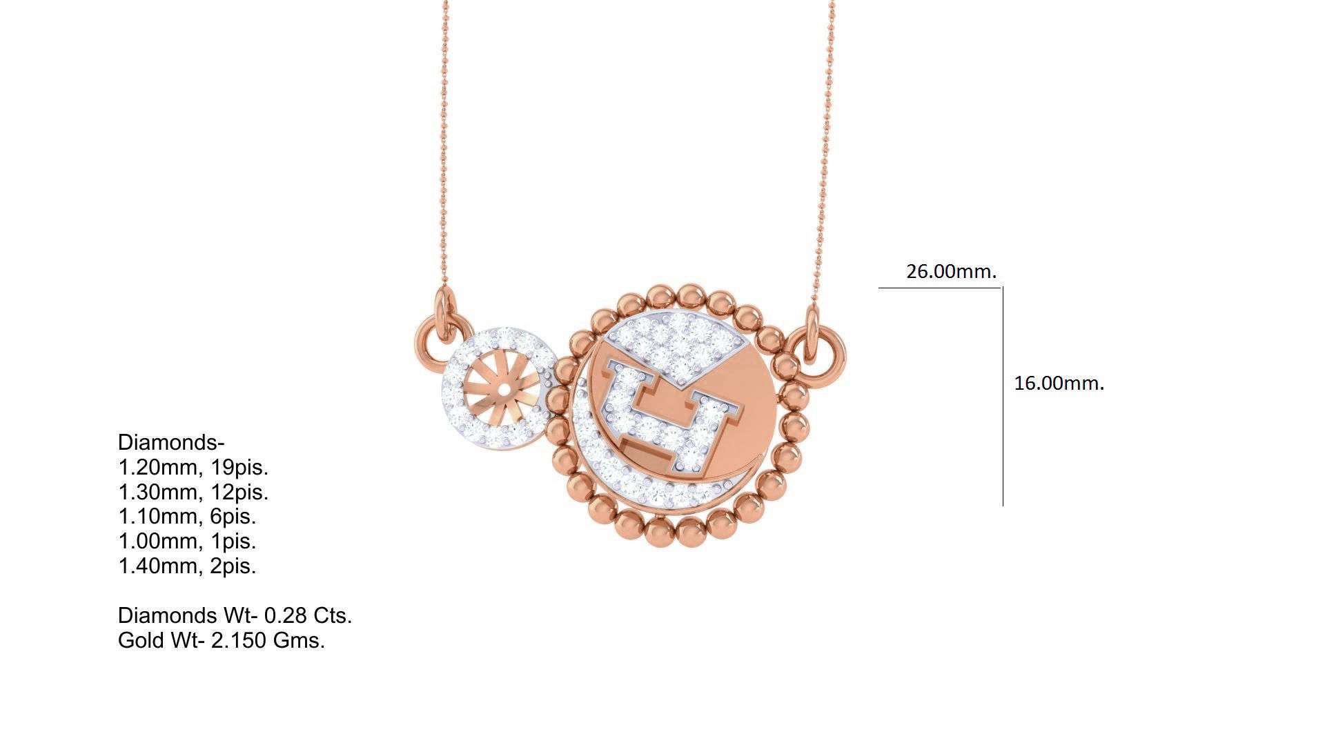 Delicate Necklace 3dm stl obj gltf glb 3mf renders detail 3D print model_6