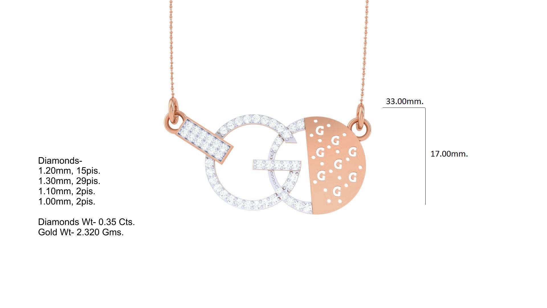 Delicate Necklace 3dm stl obj gltf glb 3mf renders detail 3D print model_6