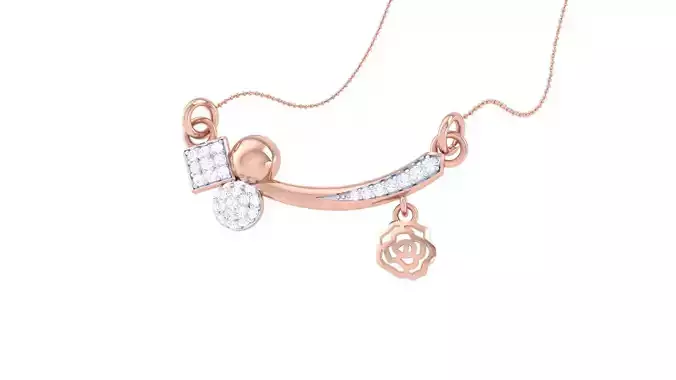 Delicate Flower Necklace 3dm stl obj gltf glb 3mf renders detail 3D print model Delicate Flower Necklace 3dm stl obj gltf glb 3mf renders detail 3D print model