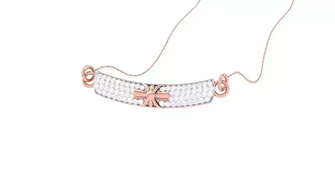 Delicate Necklace 3dm stl obj gltf glb 3mf renders detail 3D print model