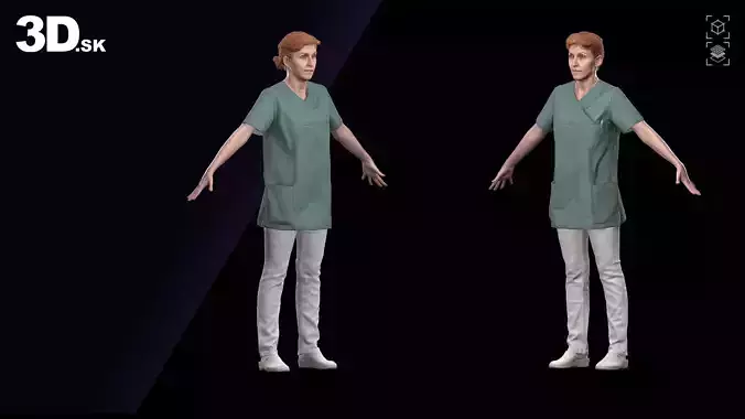 Cleaned A Pose Scan Daya Jones