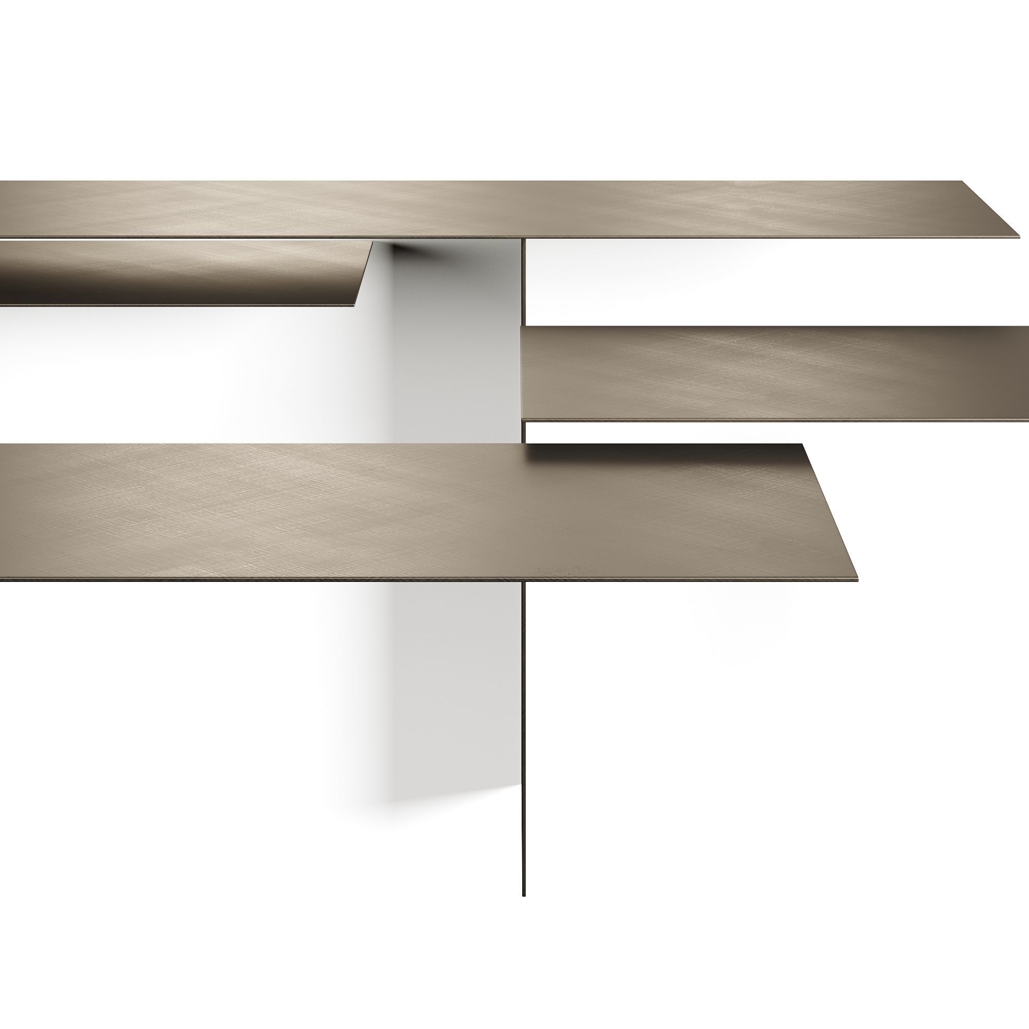 Cattelan Tee Console Low-poly 3D model_3