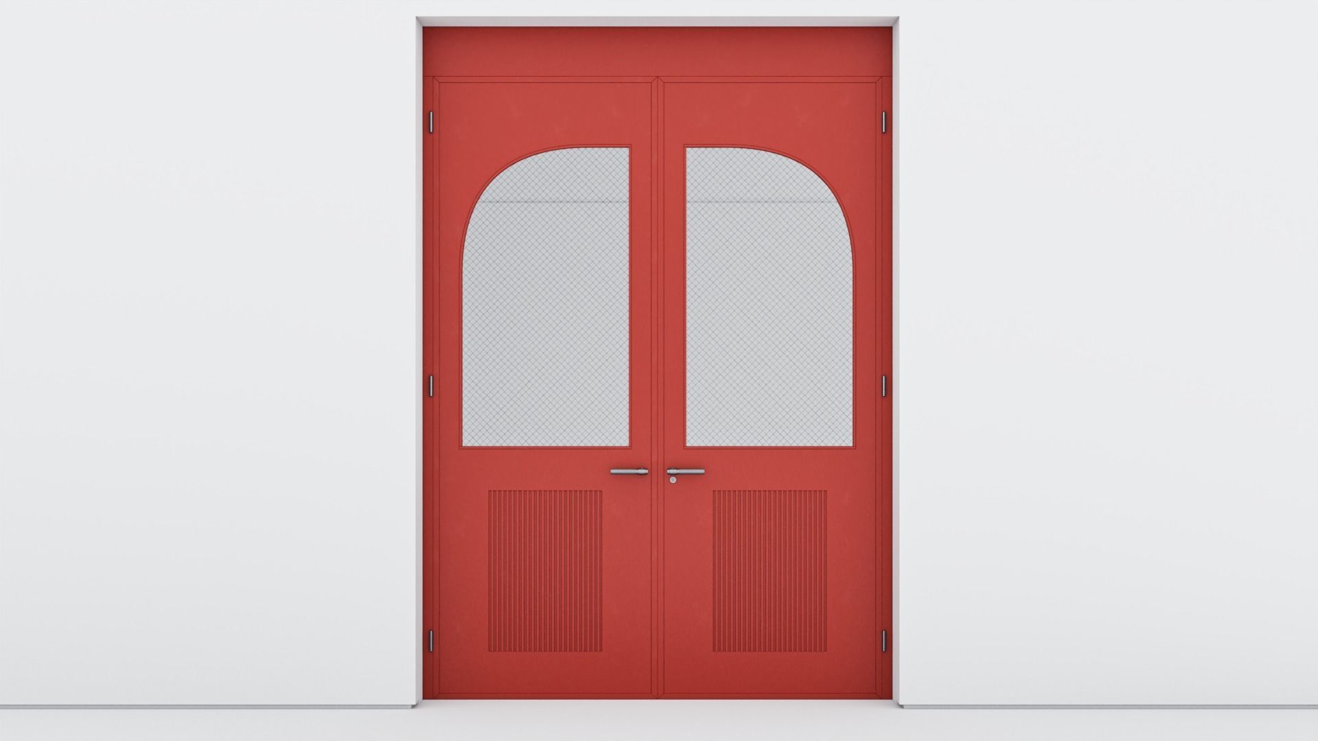 Aluminium door 335 3D model_1