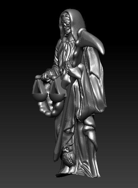 Holy death  3D print model_2