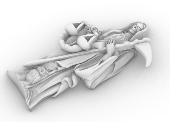 Holy death  3D print model_6