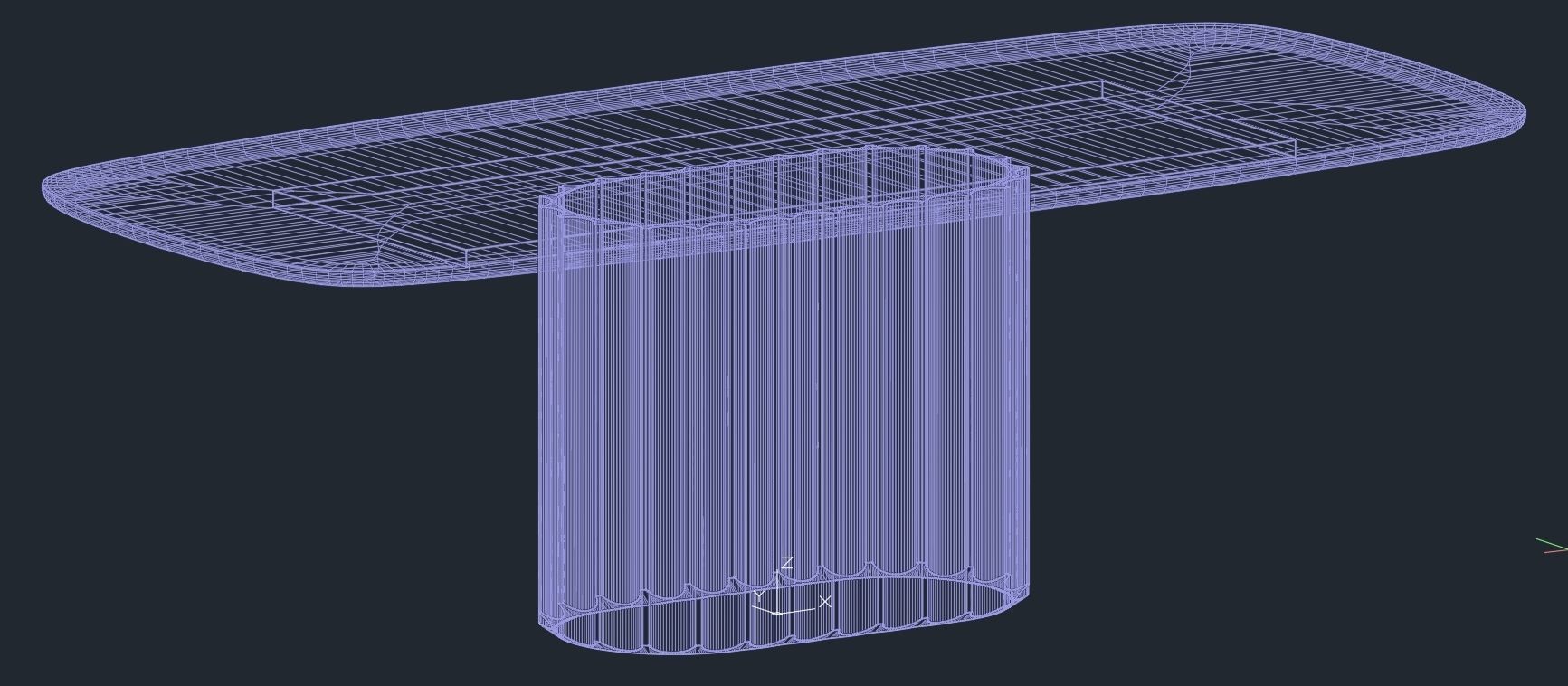 Bonaldo Dorian Dinner Table Low-poly 3D model_6