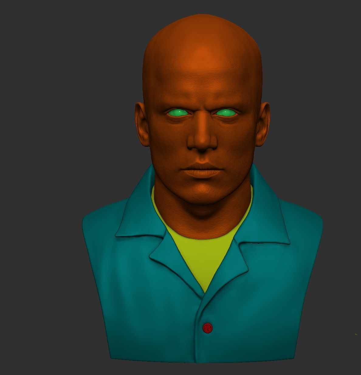 Michael Scofield Bust  3D print model_5