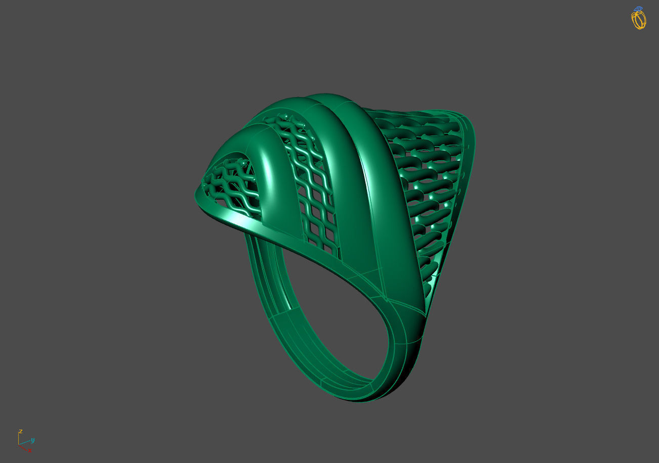 Plain Ring Women Ready STL 3DM Models Womens Rings 3D models 3D print model_3