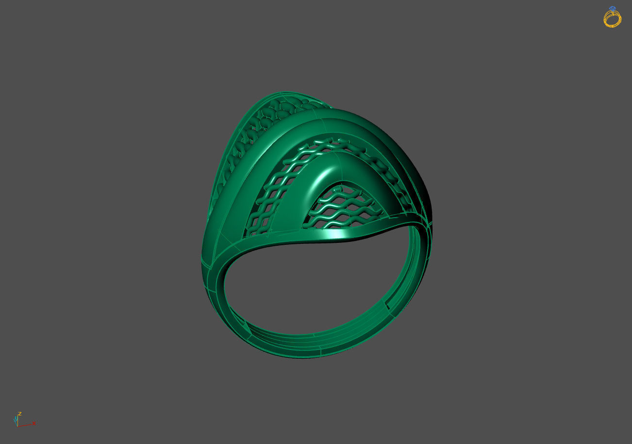 Plain Ring Women Ready STL 3DM Models Womens Rings 3D models 3D print model_4