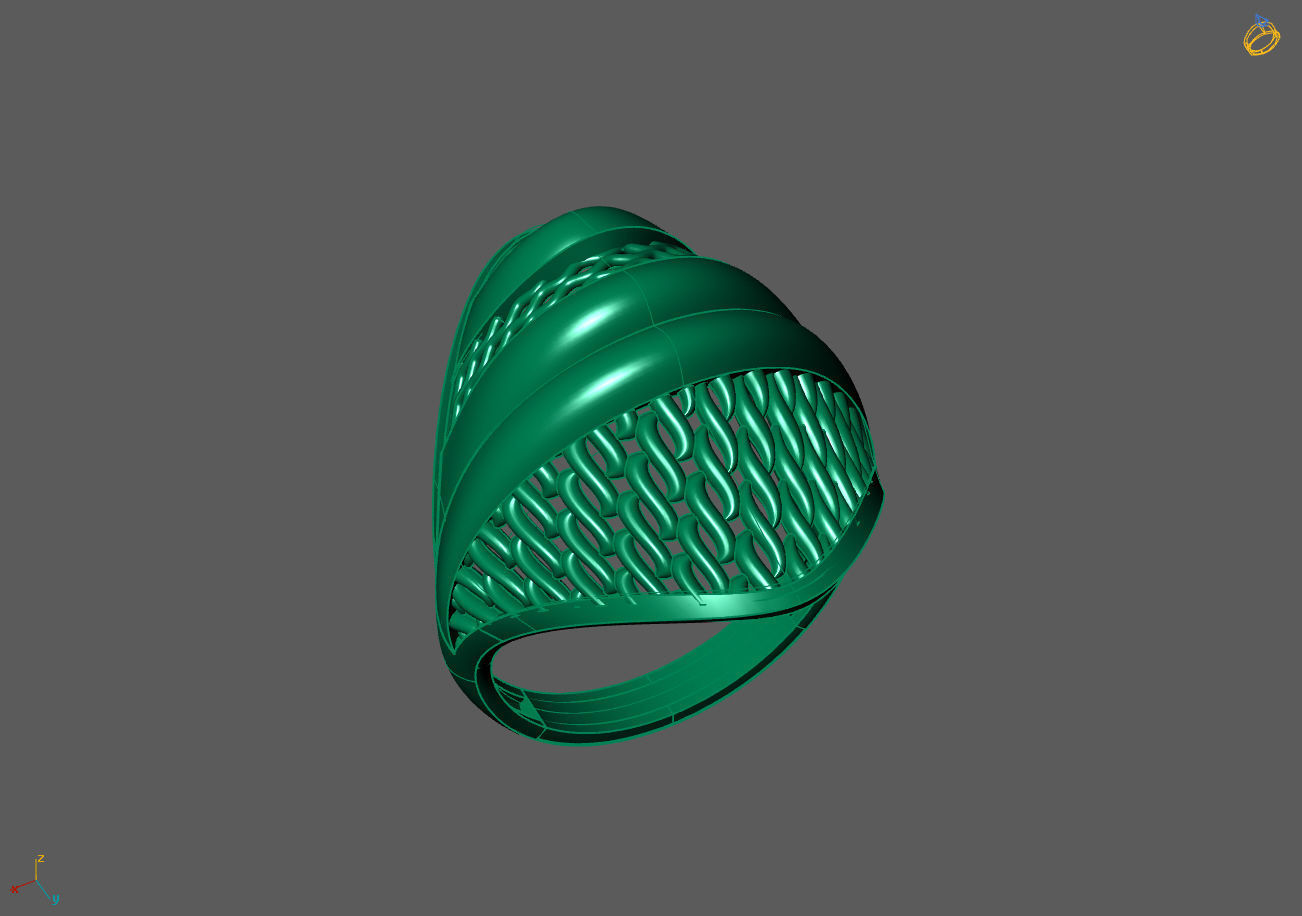 Plain Ring Women Ready STL 3DM Models Womens Rings 3D models 3D print model_1