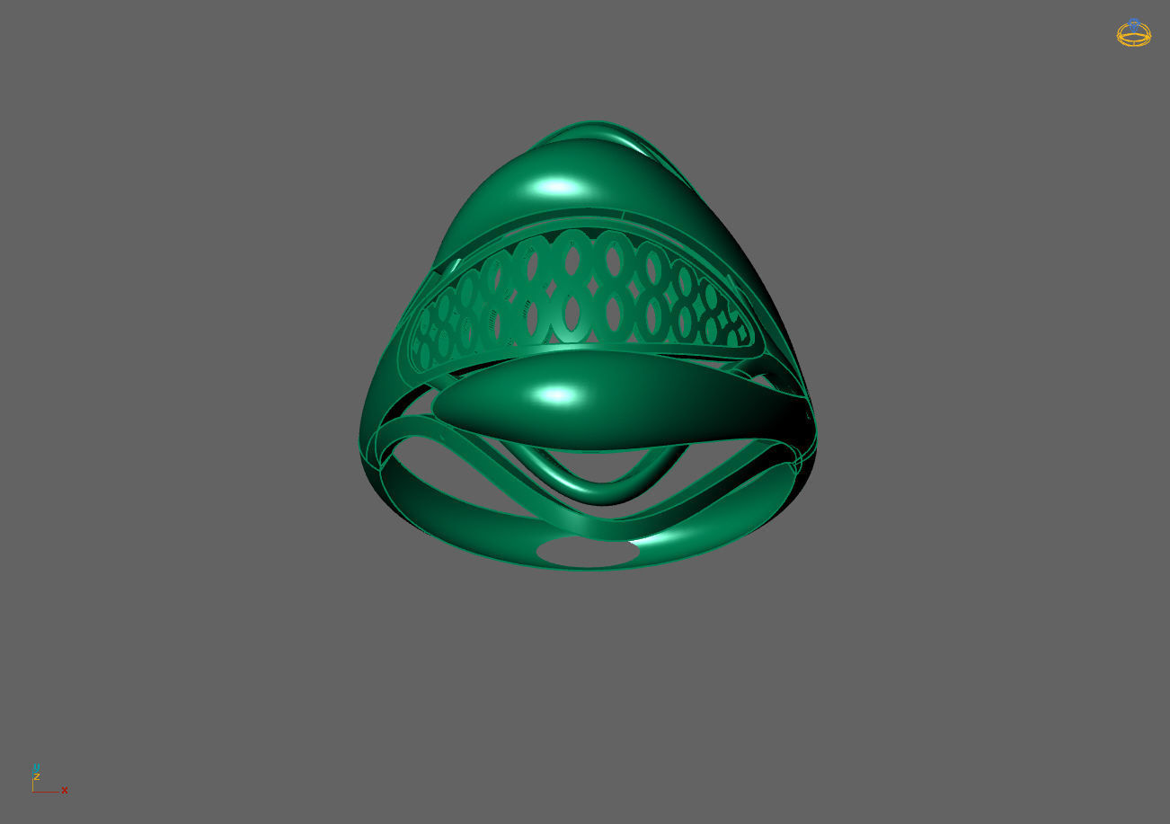 Plain Ring Women Ready STL 3DM Models Womens Rings 3D models 3D print model_2