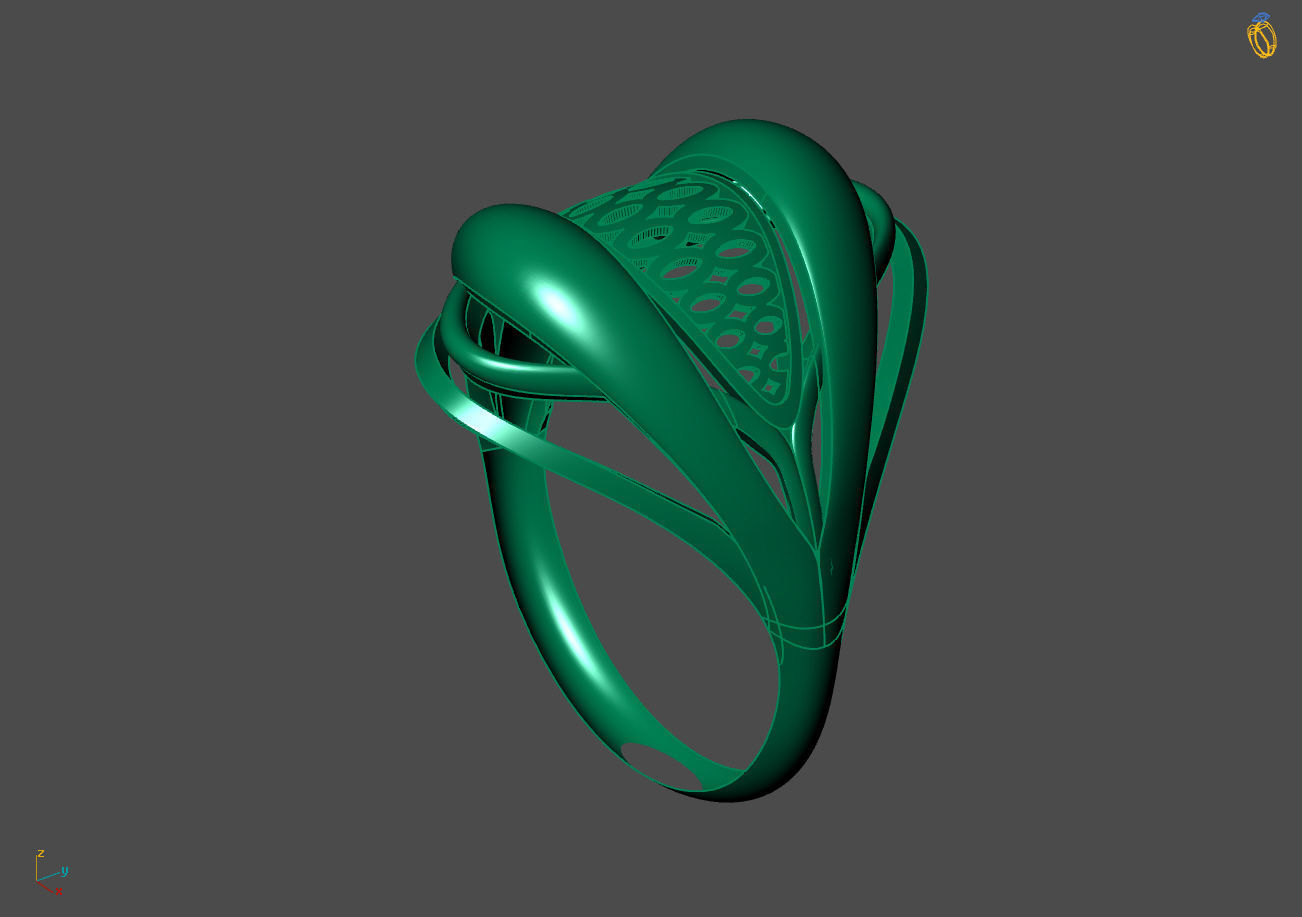 Plain Ring Women Ready STL 3DM Models Womens Rings 3D models 3D print model_3