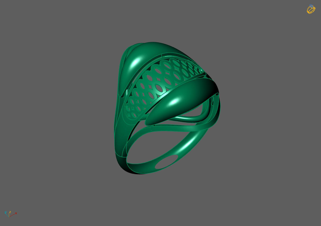 Plain Ring Women Ready STL 3DM Models Womens Rings 3D models 3D print model_1