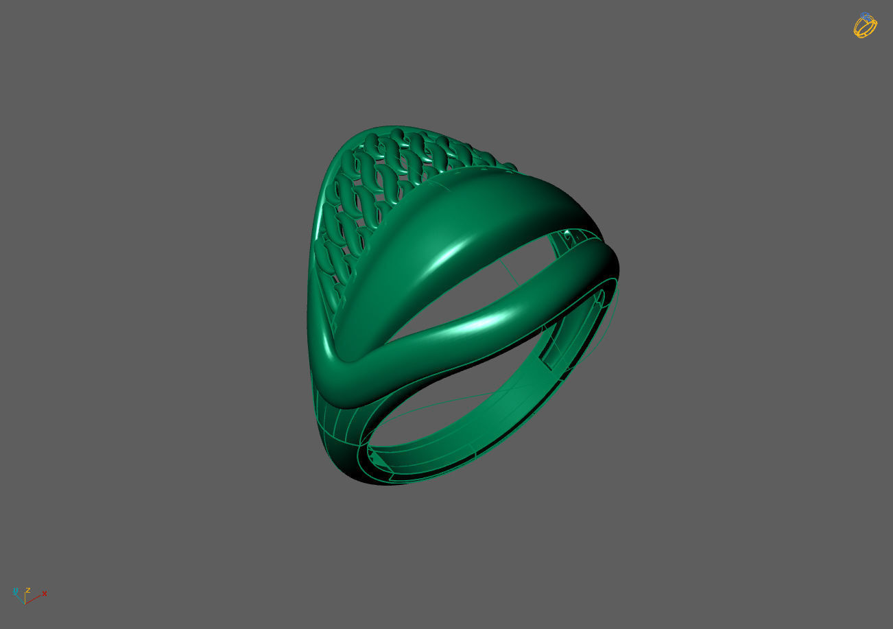 Plain Ring Women Ready STL 3DM Models Womens Rings 3D models 3D print model_1