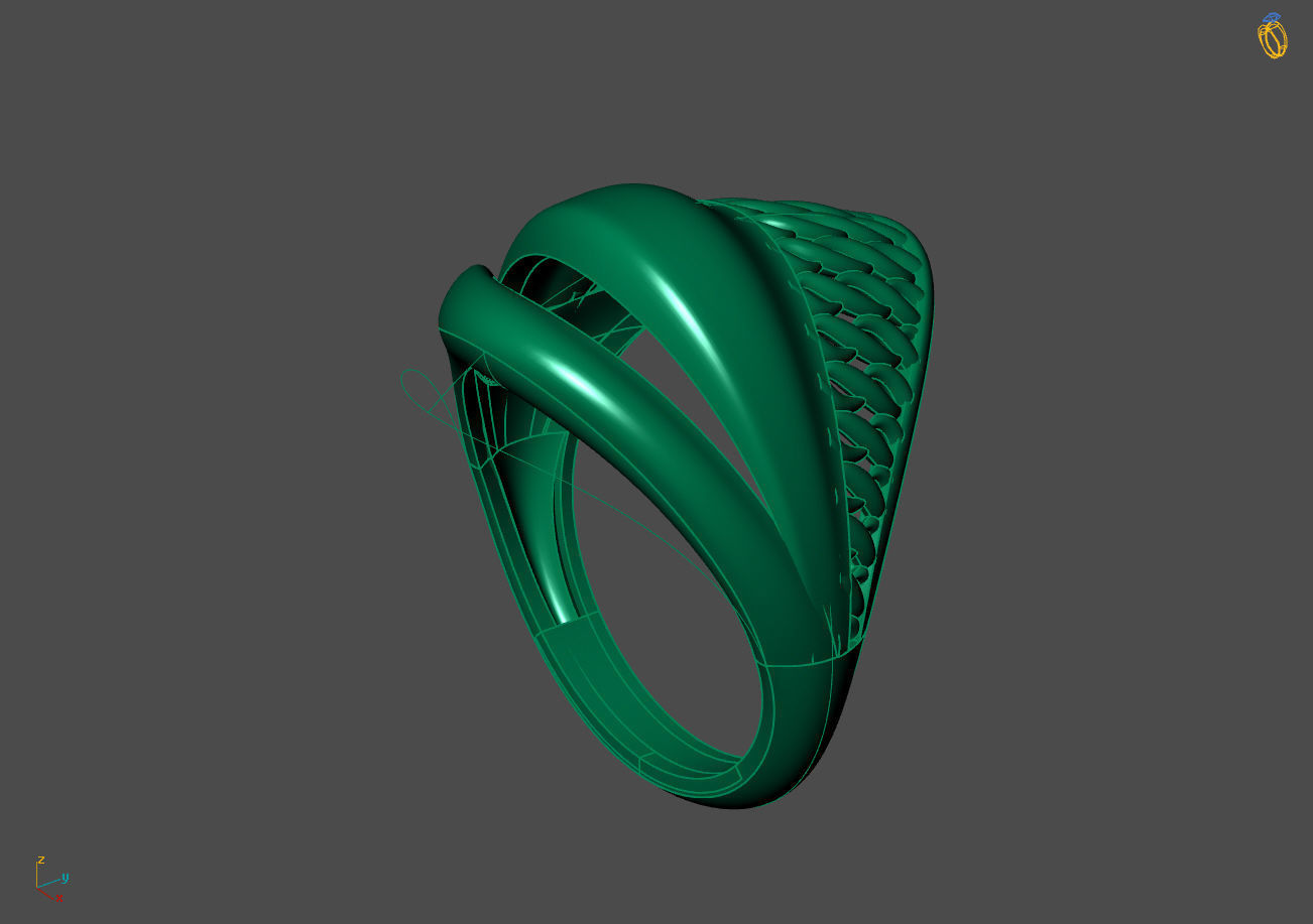 Plain Ring Women Ready STL 3DM Models Womens Rings 3D models 3D print model_3