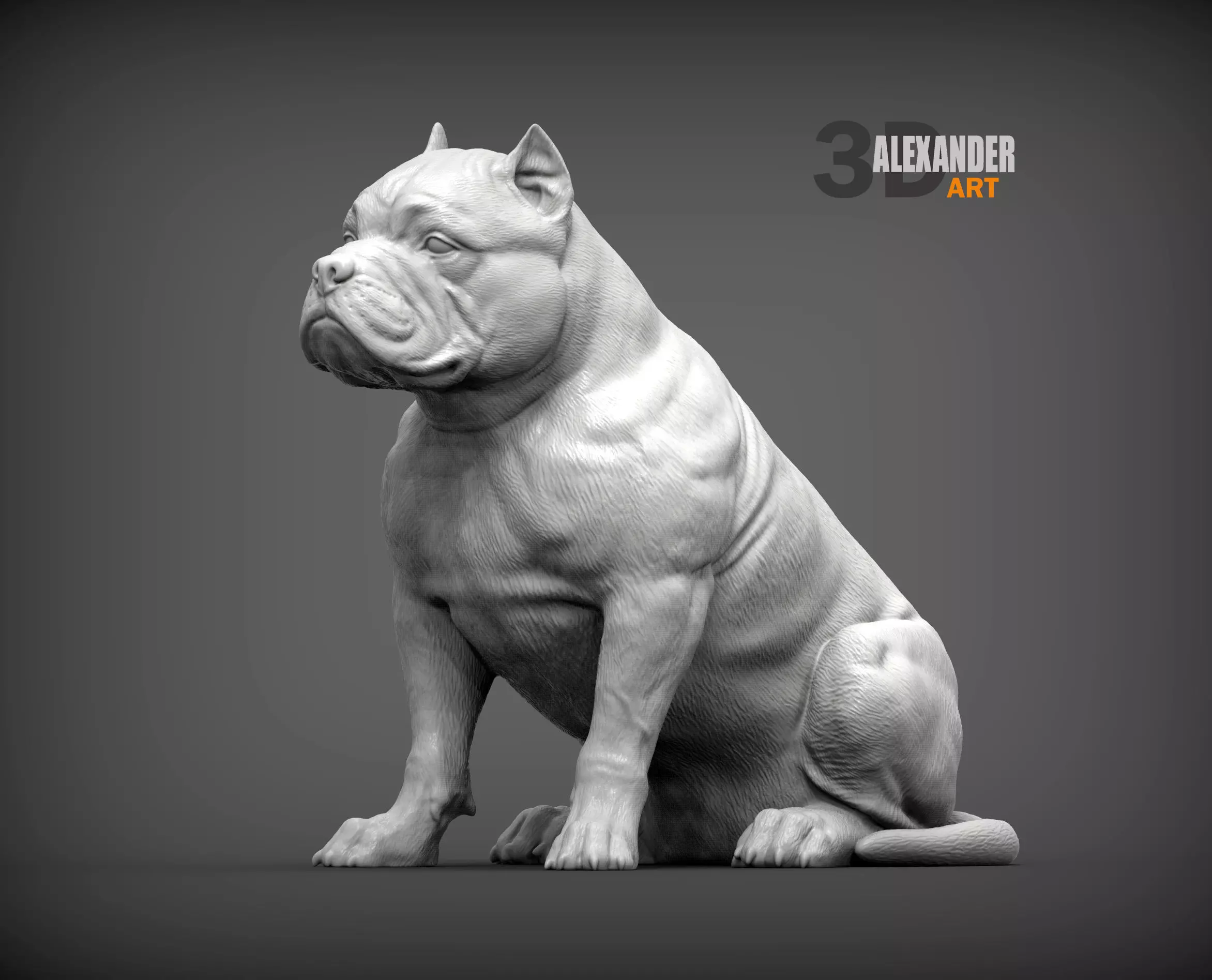 American Bully 3D print model_0