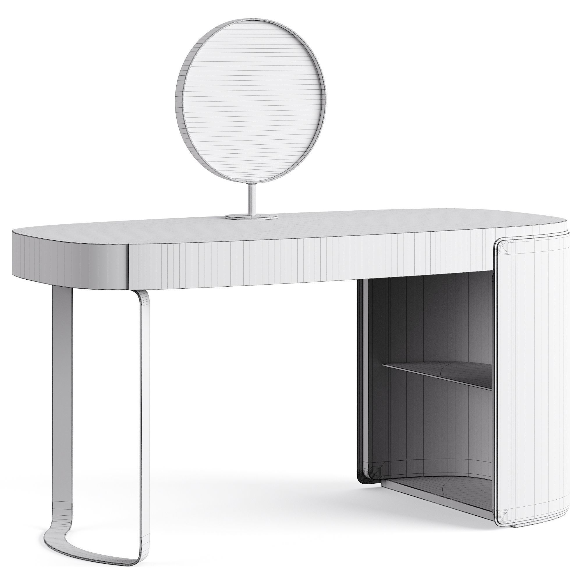 LuxLucia Casa EDGE 2023 Dressing Table Low-poly 3D model_7