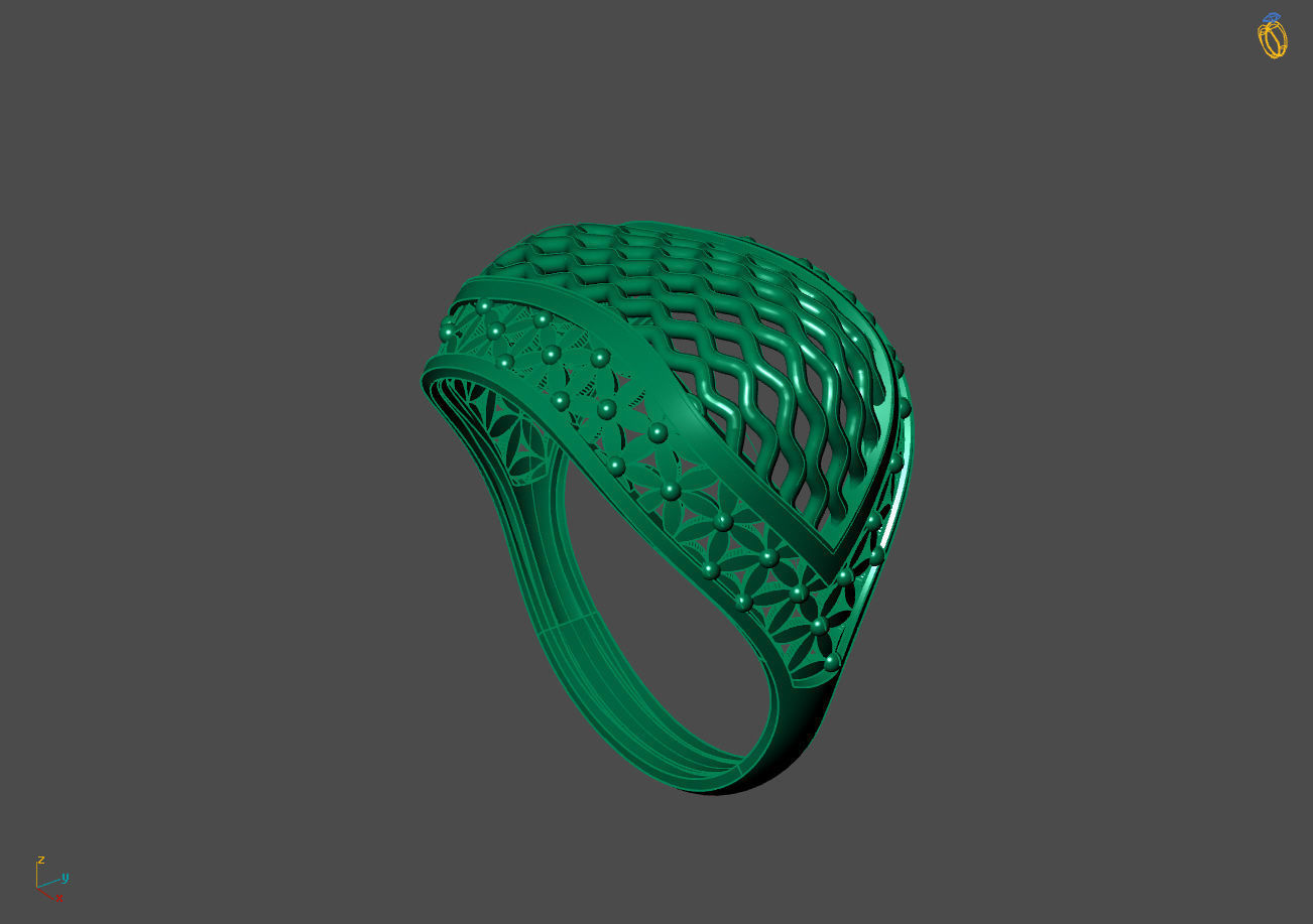 Plain Ring Women Ready STL 3DM Models Womens Rings 3D models 3D print model_3