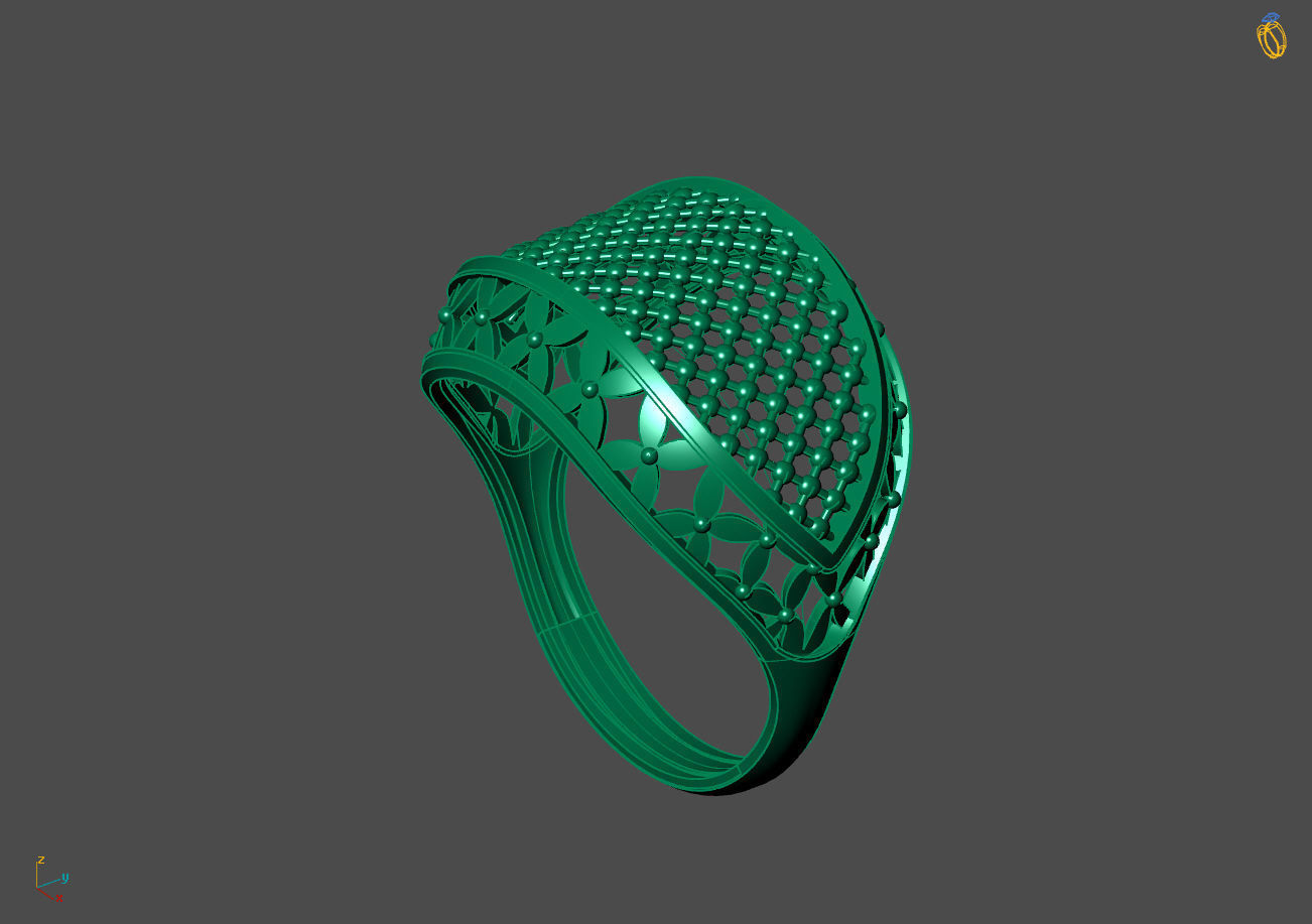 Plain Ring Women Ready STL 3DM Models Womens Rings 3D models 3D print model_3
