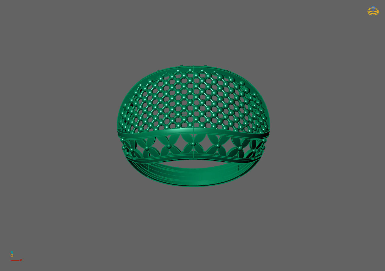 Plain Ring Women Ready STL 3DM Models Womens Rings 3D models 3D print model_2