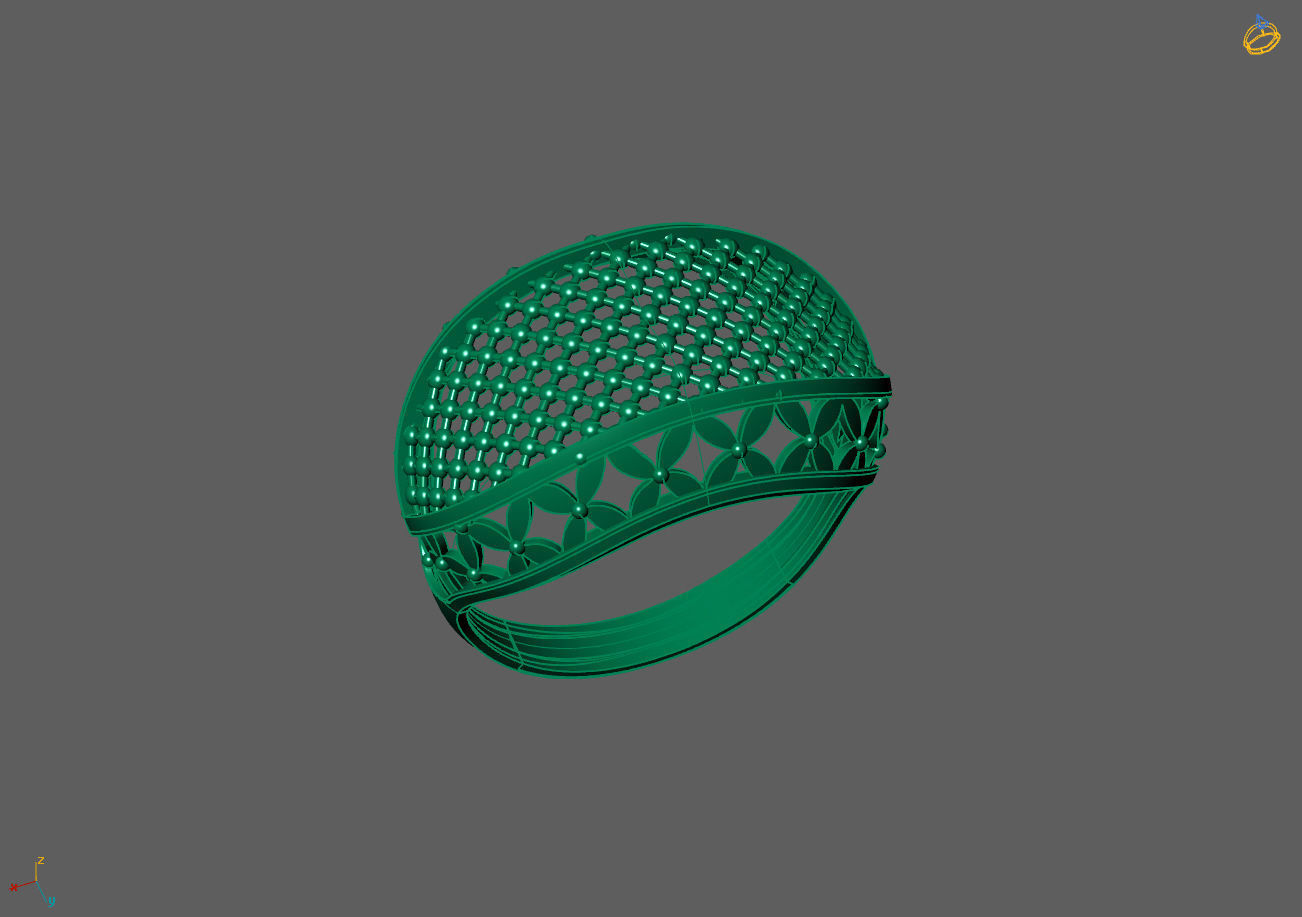 Plain Ring Women Ready STL 3DM Models Womens Rings 3D models 3D print model_4