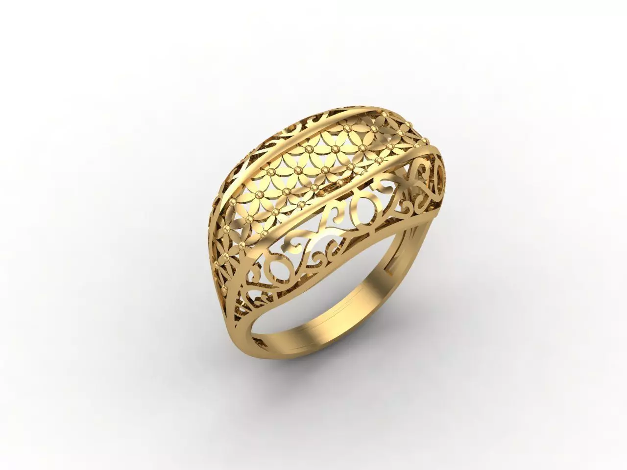 Plain Ring Women Ready STL 3DM Models Womens Rings 3D models 3D print model_0