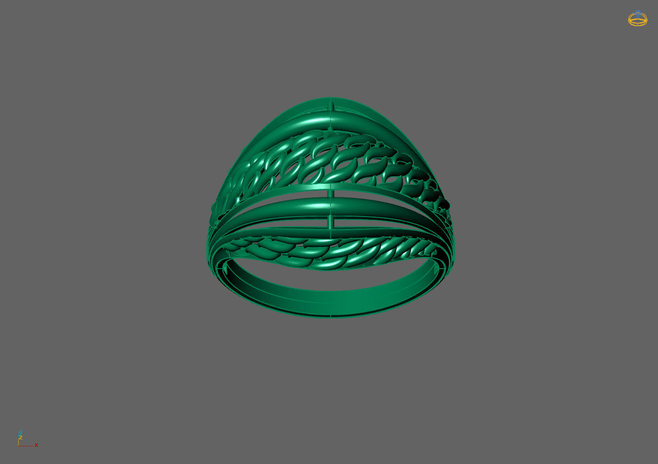 Plain Ring Women Ready STL 3DM Models Womens Rings 3D models 3D print model_2